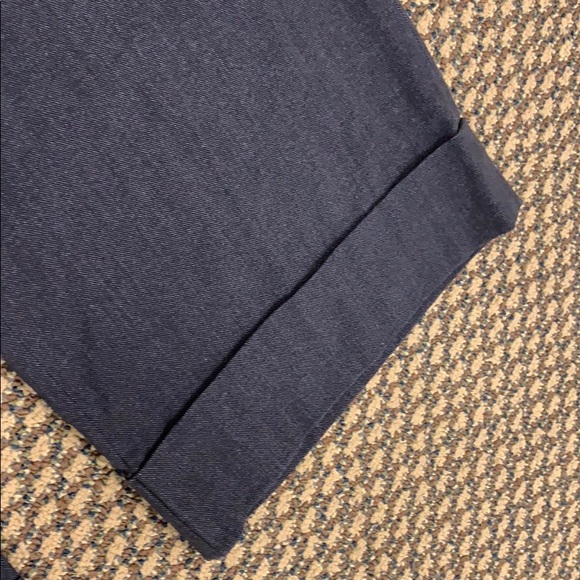 Ann Taylor LOFT charcoal slacks pants w/cuff Sz 4 - Picture 3 of 6